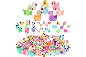 Luminous Mini Resin Ducks Tiny Animals Glow in The Dark