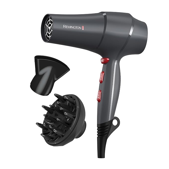Amazon.com: Remington D3200 Max Comfort Secador de pelo : Belleza y Cuidado  Personal