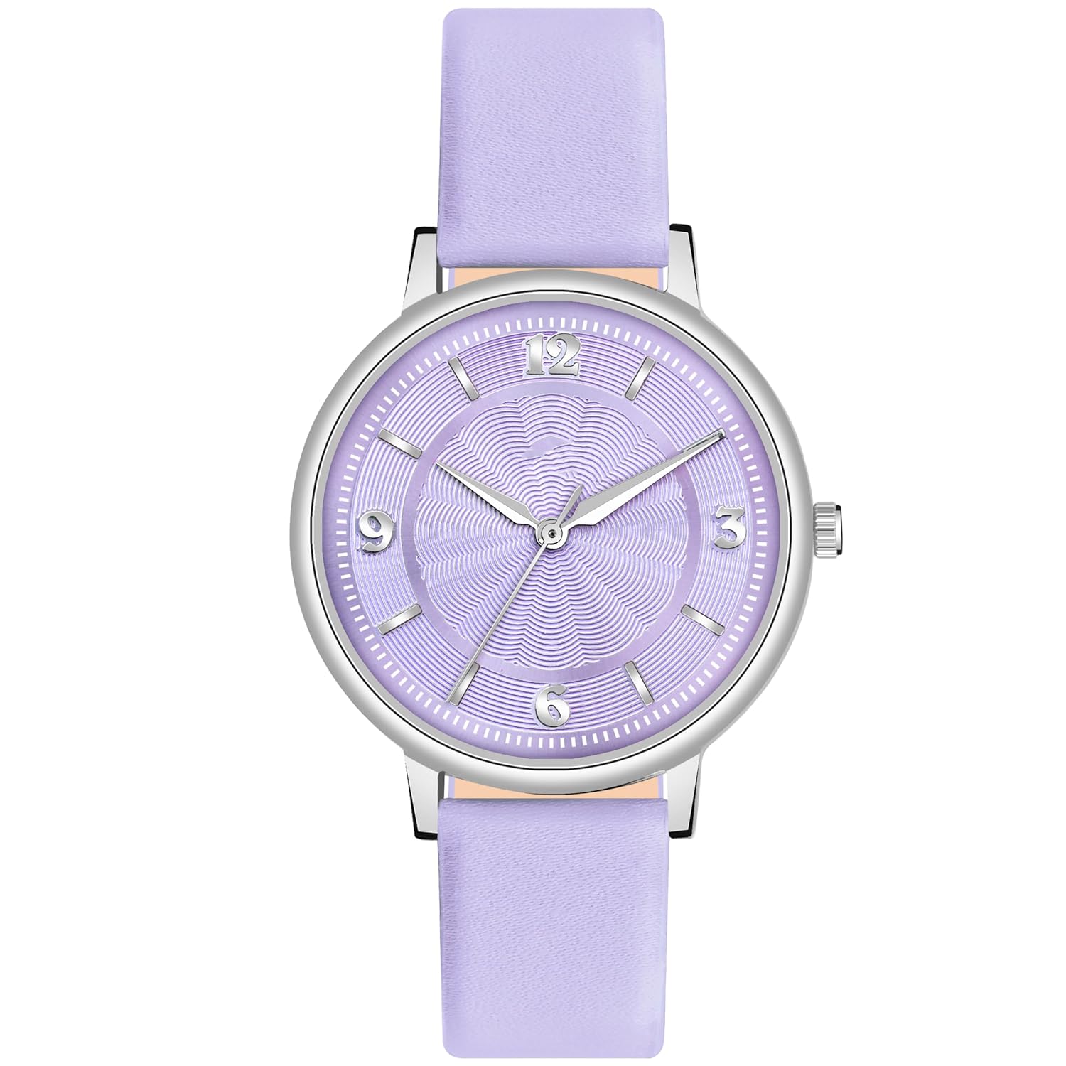 Acnos 6 Colors Dial Leather Strap Quartz Analog Watch for Women – Classic & Stylish