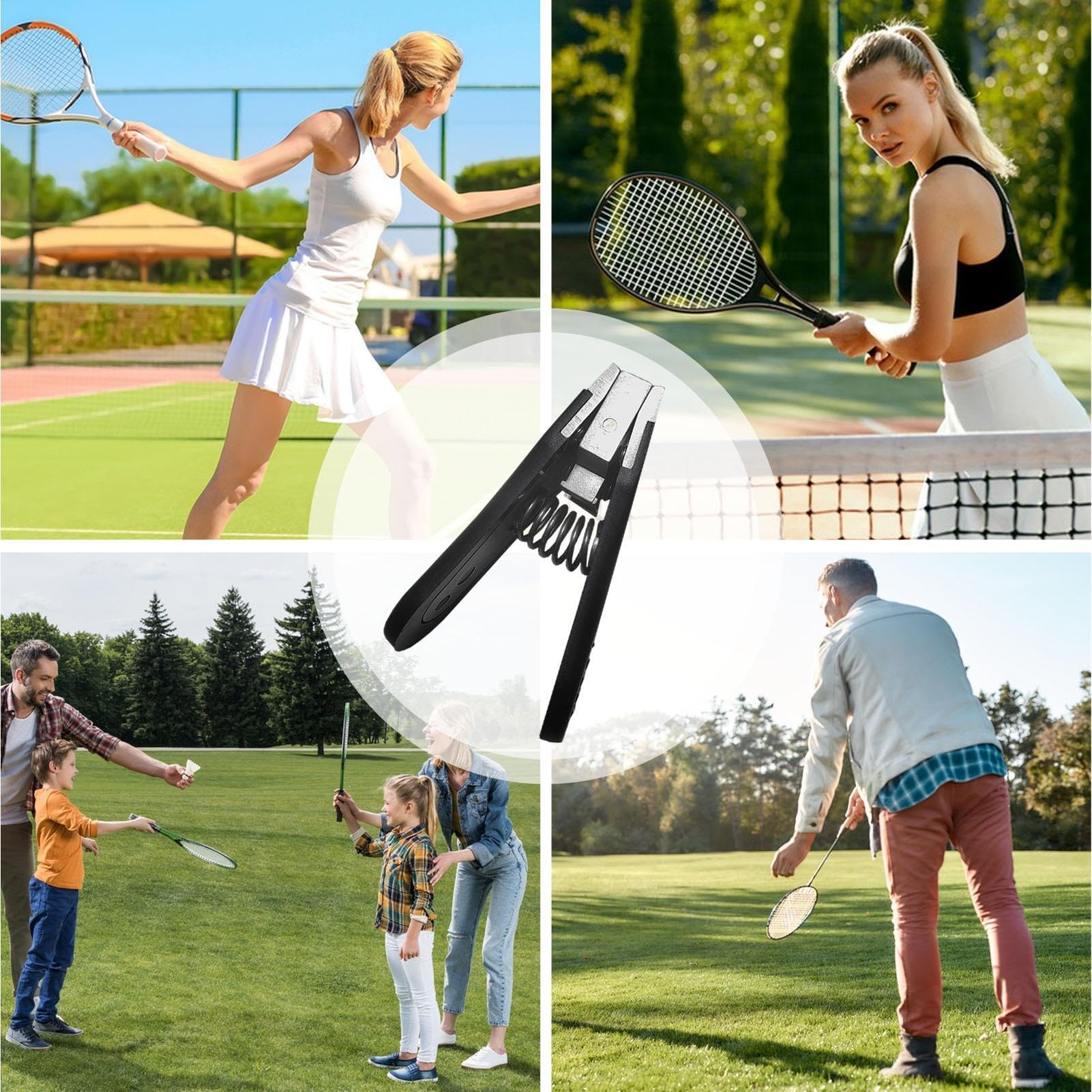 Pinza de inicio para tenis, Pinza de inicio para raqueta de tenis | Herramientas de sujeción de raquetas - Herramienta de encordado de raqueta de bádminton de aleación de alta resistencia para raqueta