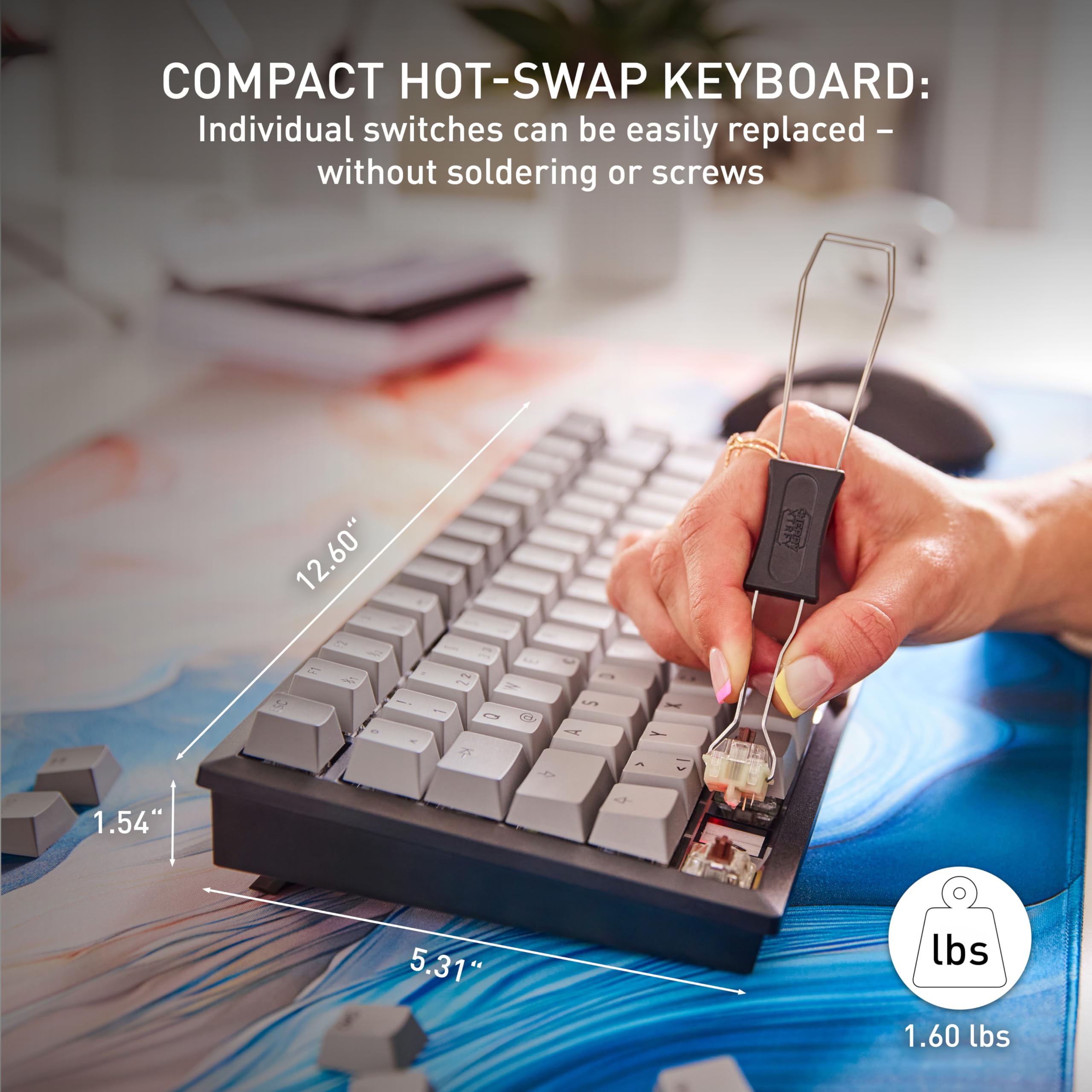 Amazon.com: Cherry KW 300 MX, Wireless Mechanical Hot-Swap