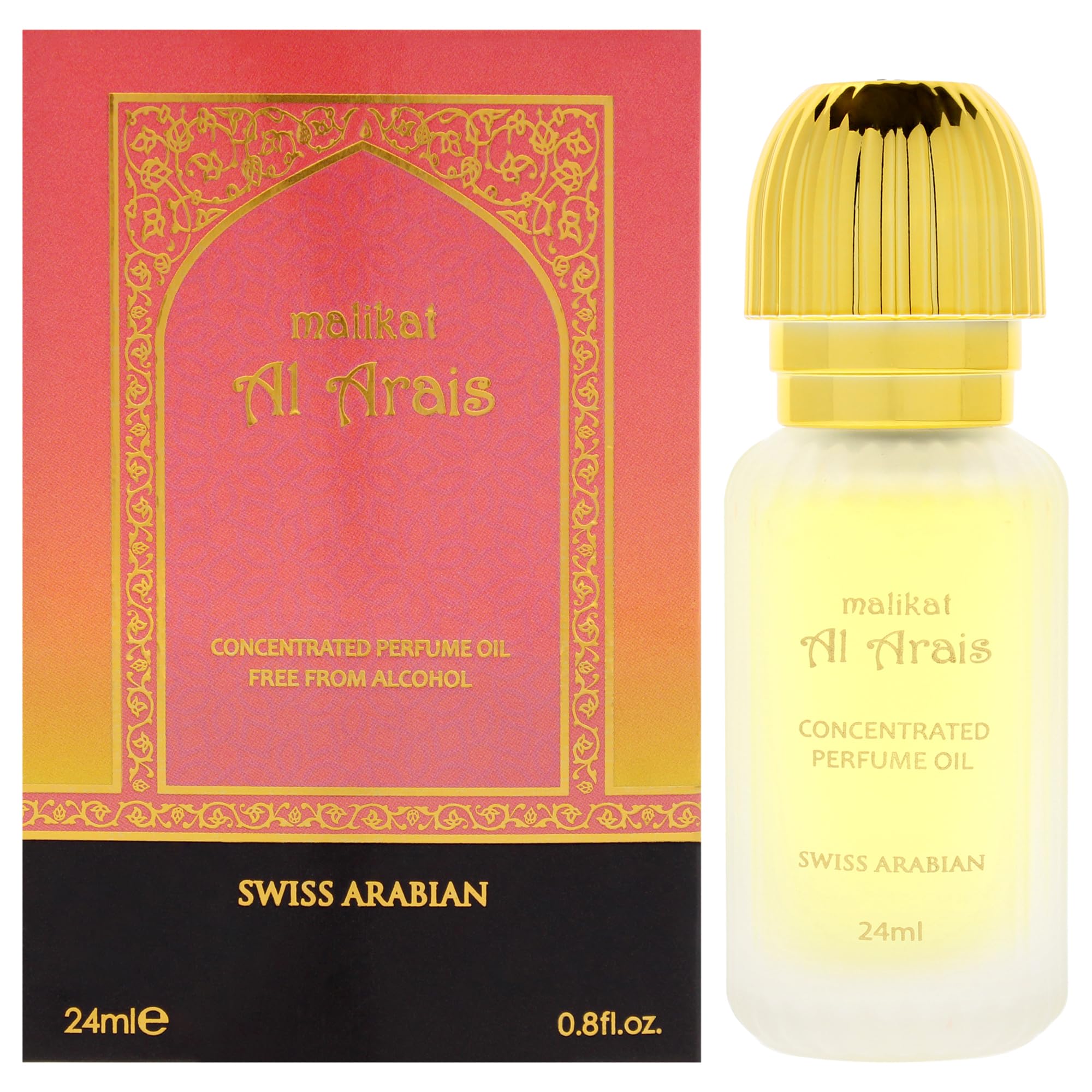 Malikat Al Arais - Concentrated Perfume Oil - Amber Floral Woody Fragrance - Mini Perfume…