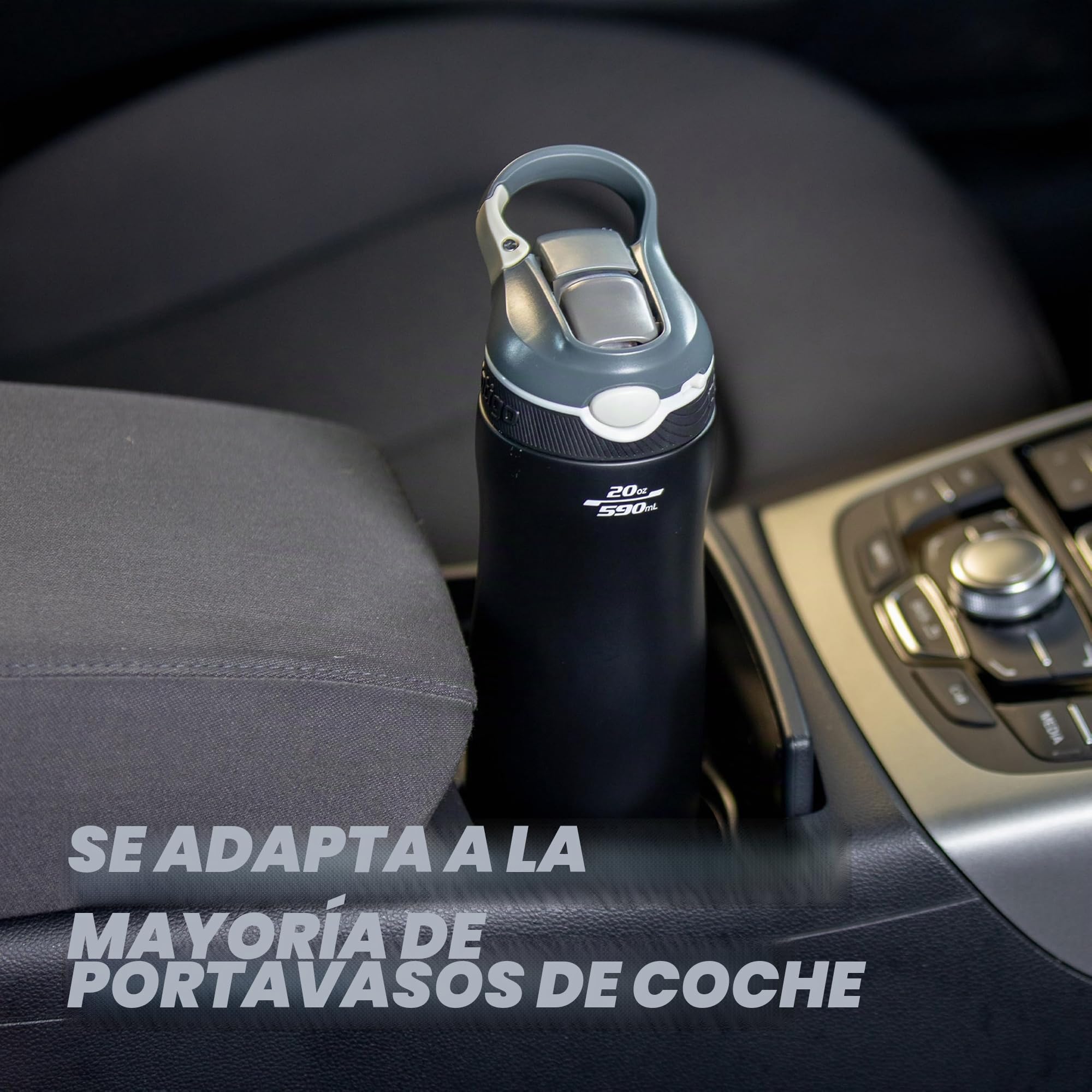 Contigo Ashland Chill Botella de Acero Inoxidable con pajilla