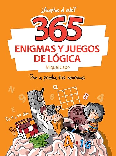 365 enigmas y juegos de lógica: Enigmas y acertijos para niños y niñas (No ficción ilustrados)