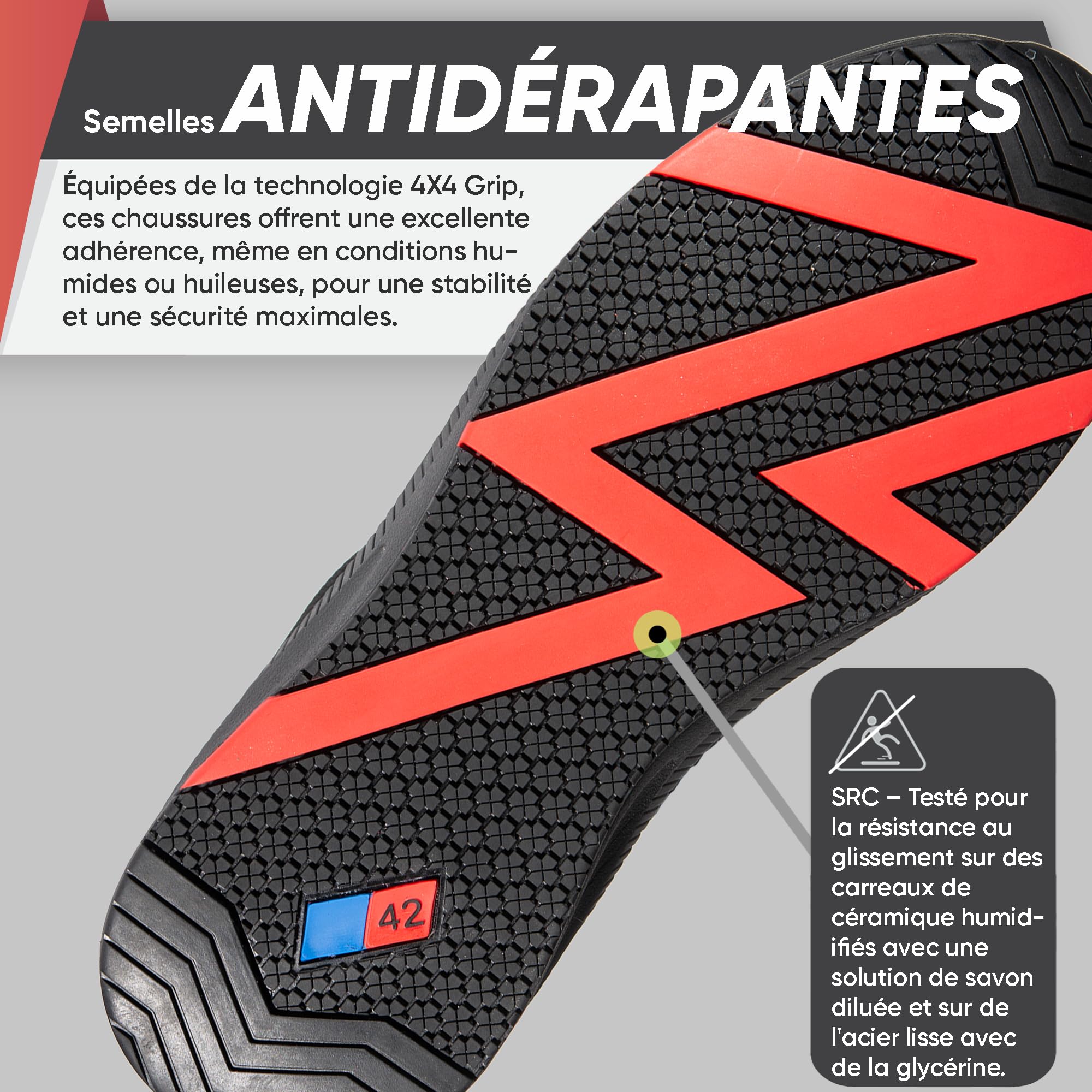 BWOLF Fly S1PS Chaussures de Travail ESD Kevlar Anti-Perforation antidérapantes Semelle EVA Confort