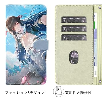 Ninsho Smartphone Case, iPhone 15 Plus Notebook Type, Mobile Cover, Compatible with All Models, Chisaka Moraba, iPhone Smartphone Cover for 15 Plus, Wuthering Waves Notebook Type, Stylish, Shockproof