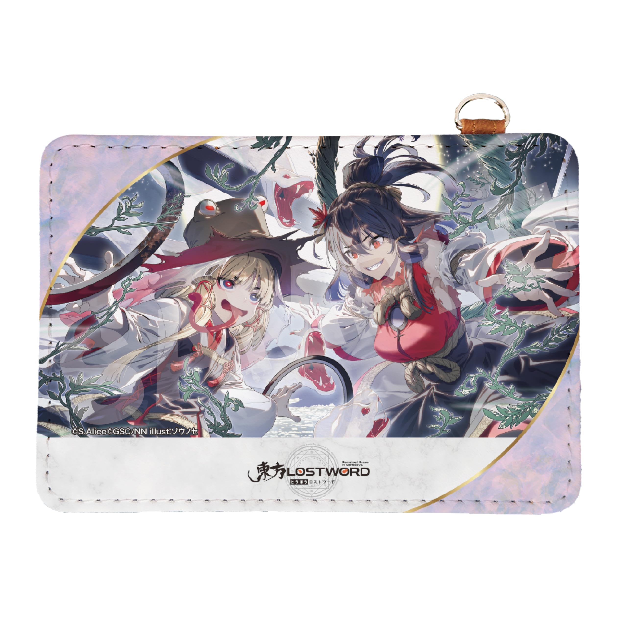 Amazon.co.jp: 東方LostWord レザーパスケース 03 諏訪大戦 : おもちゃ