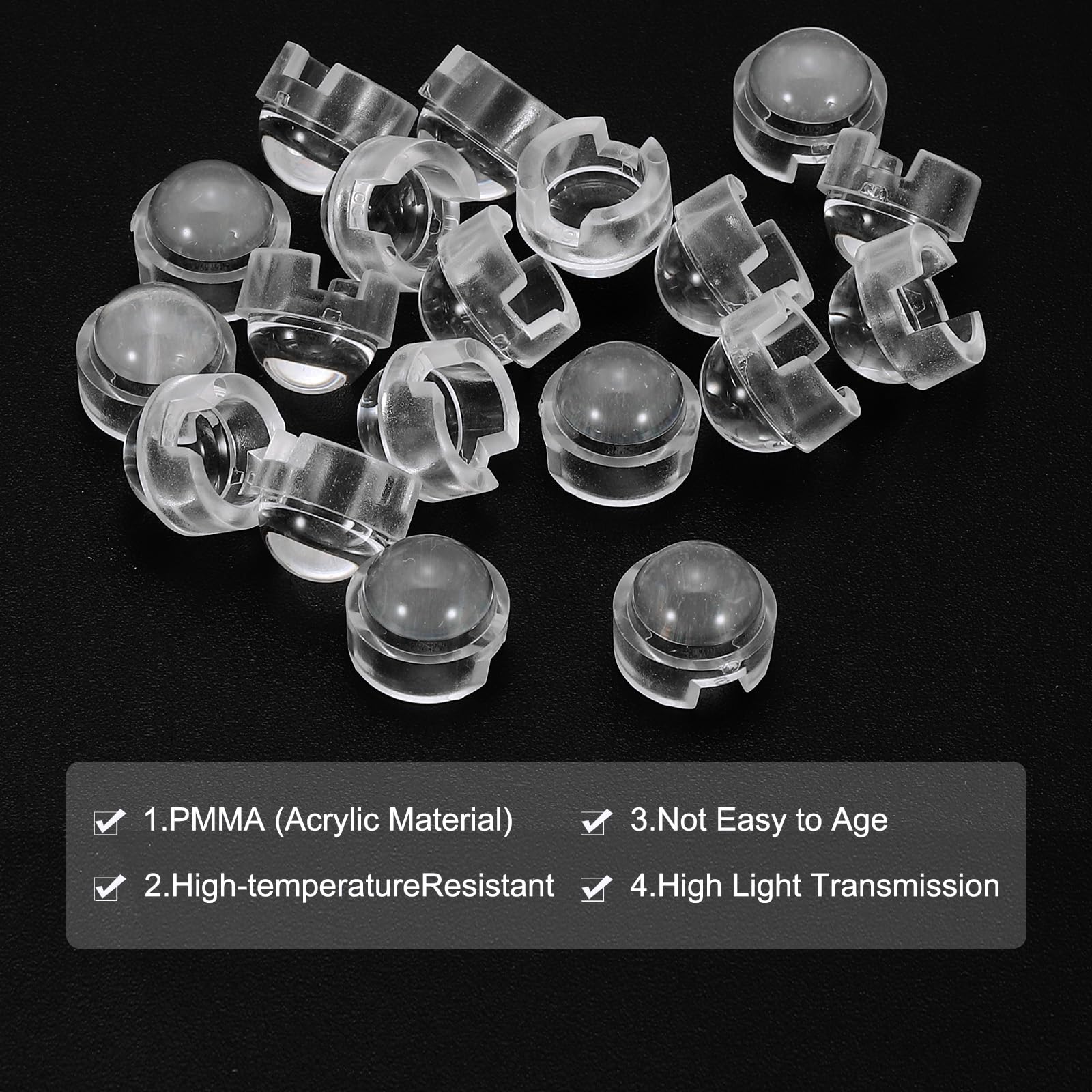 PATIKIL 12mm LED Convex Lens - Image 3