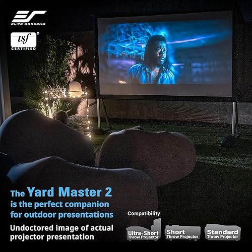 Miniatura 3 de Pantalla para proyector al aire libre con soporte 169 8K 4K Ultra HD 3D plegable y rápida YardMaster 2 Front Projection