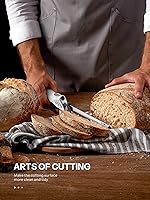 Vista 3 de Reemix Z3042 - Cuchillo eléctrico, juego de cuchillos eléctricos para tallar carnes, aves, pan, espuma de manualidades y más, 2 cuchillas para Blanco