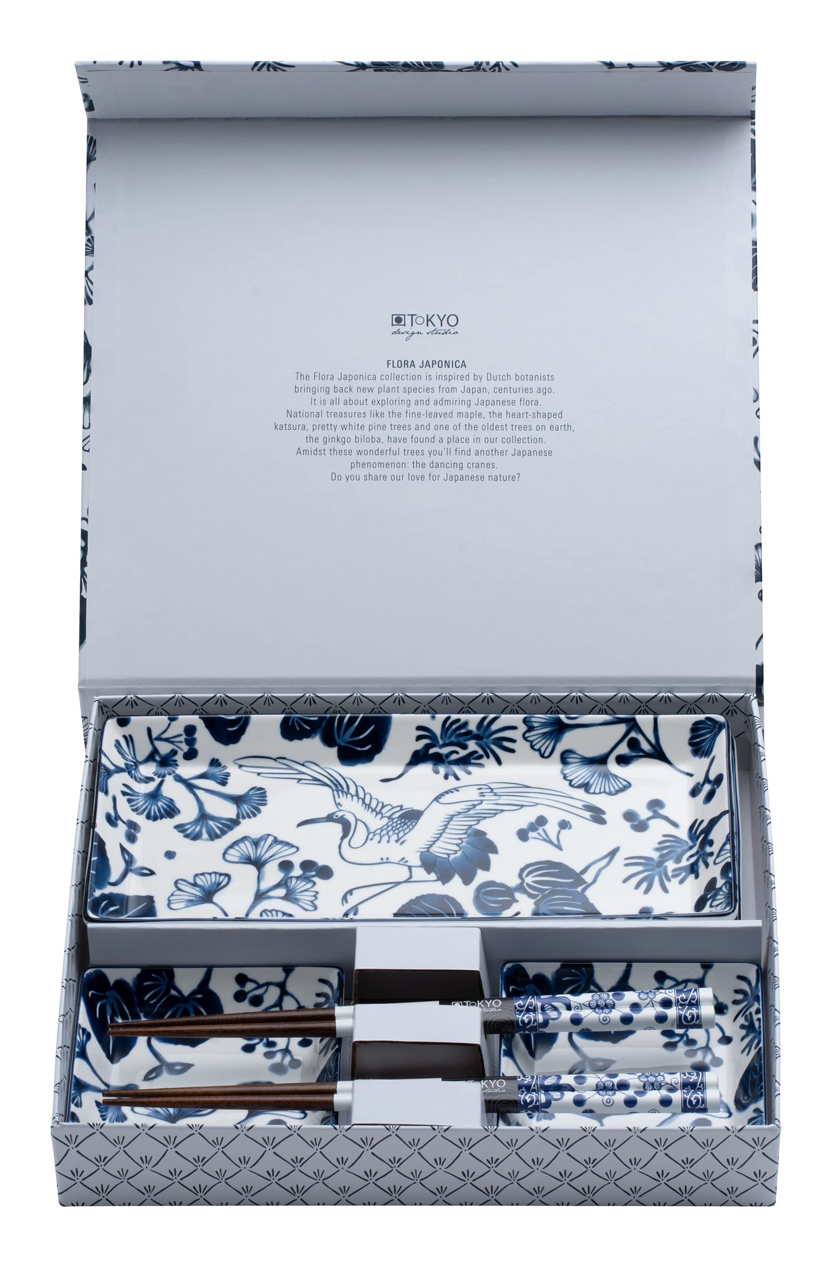 Tokyo Design Studio - Flora Japonica - Ensemble De Tasses Et Soucoupes 4 Designs Differents 100ml Tokyo Design Studio - Flora Japonica - Ensemble De Tasses Et Soucoupes 4 Designs Differents 100ml
