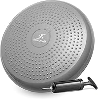 ProsourceFit 14 Inch Core Balance Disc Trainer with Pump - Boost Posture, Core Strength & Stability