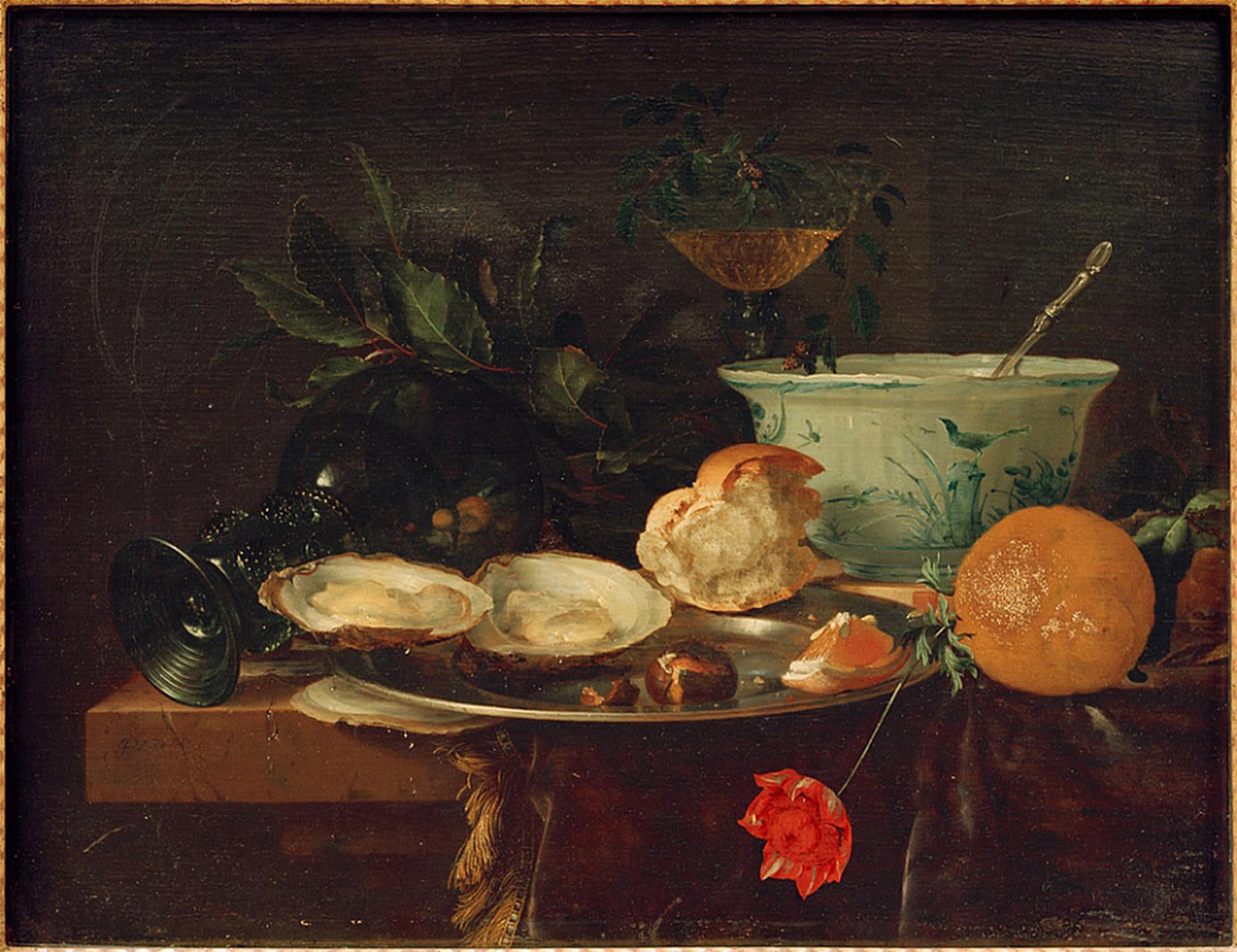 POSTERIIk Famous Animal Posters Vintage Picture Breakfast Still Life by Jan Davidsz De Heem Modern Wall Decor for Home Decor 60x90cm