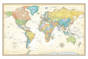 Rand McNally Classic World Wall Map: An Exploration of Global Geography