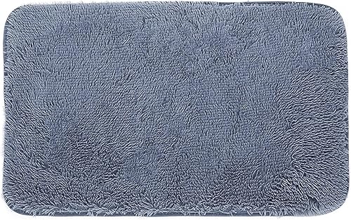 Miniatura 4 de Alfombras de baño de felpa, alfombra de ducha gris, alfombra de bienvenida para sala de día, sala de estar, alfombras para el hogar, productos de