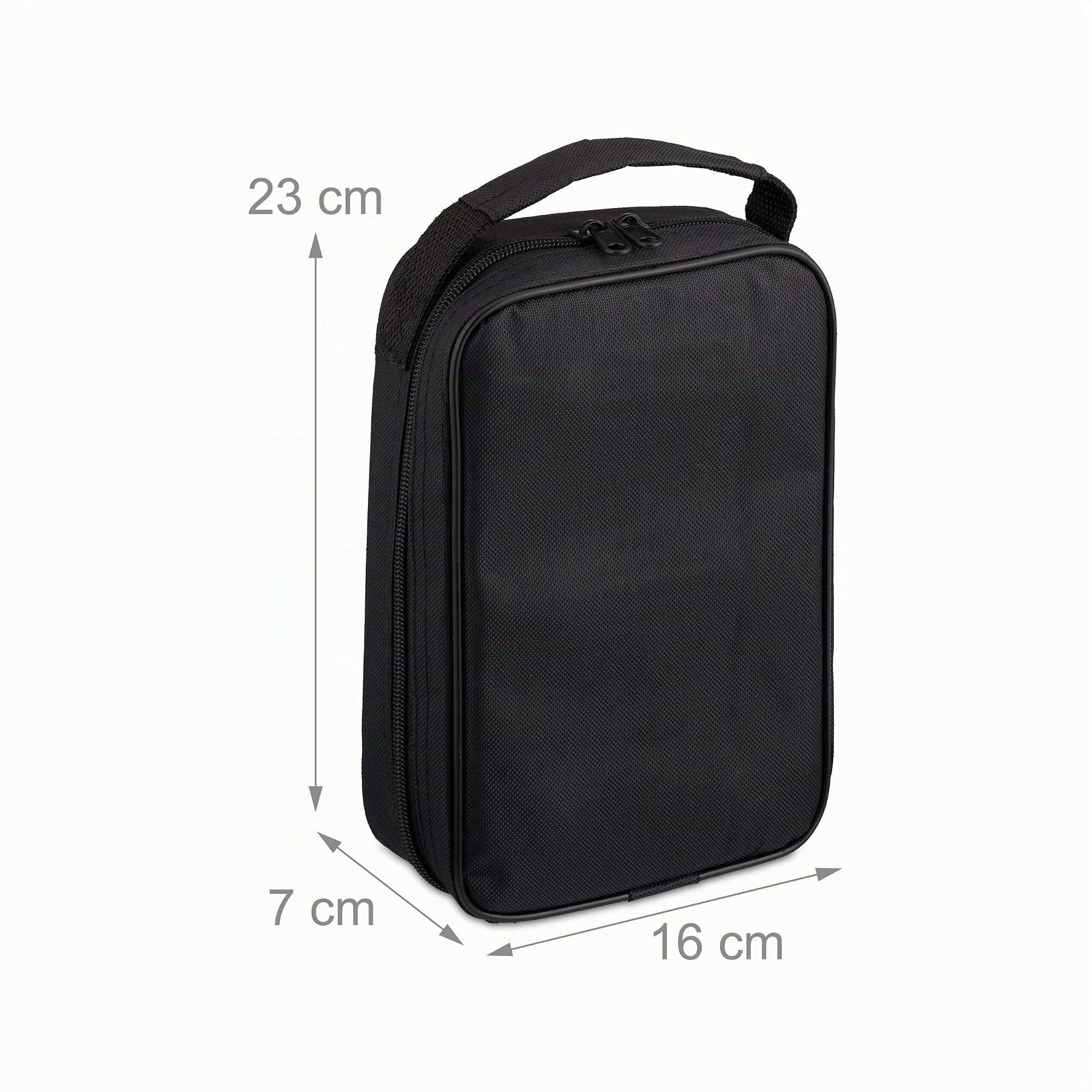Relaxdays Set di Bocce da Gioco, 6 Sfere in Acciaio con Boccino in Legno, Misuratore di Distanza, Custodia, Argento Nero