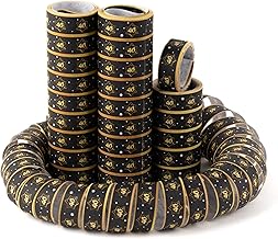 40th Birthday Decoration Streamers Black/Gold - Original Birthday Decoration 40th for a Successful 40th Birthday Women or Men - Tiwoca