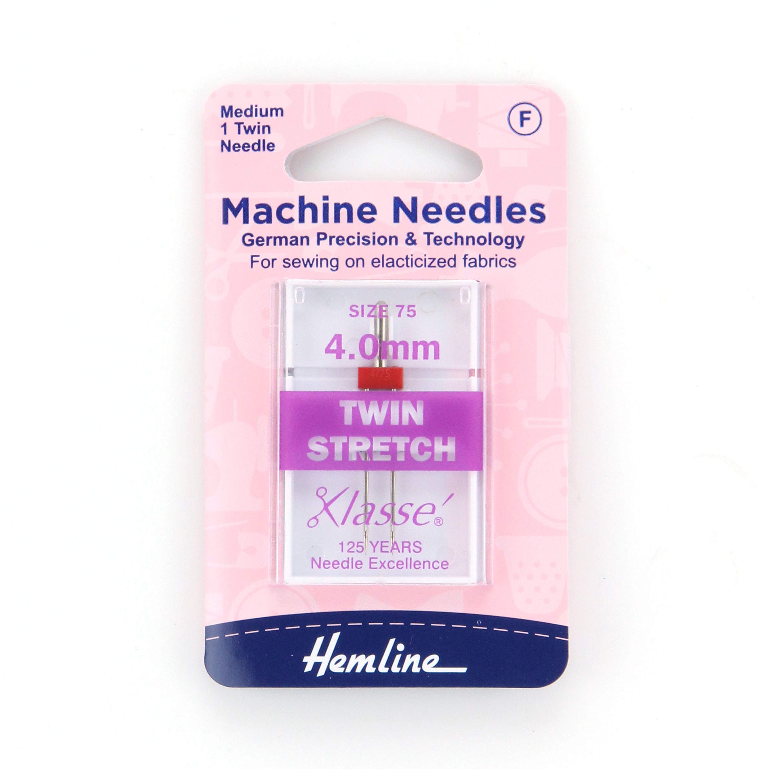 Hemline Twin Stretch Sewing Machine Needles