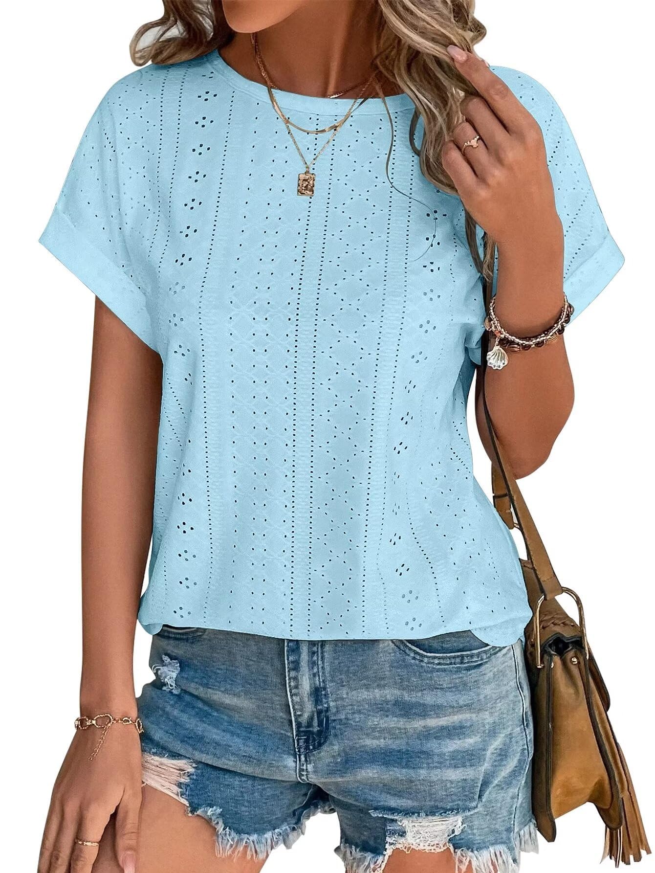 Tomatofrydan Magliette Donna Estive T-Shirt Manica Corta Shirt Elegante Basic Top Casual Tshirt Estiva con Modello Vintage Casual Tee Maglietta Manica Corta