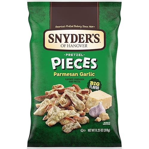 Miniatura 35 de Snyder's of Hanover Piezas de pretzel, jalapeño, 11.25 onzas