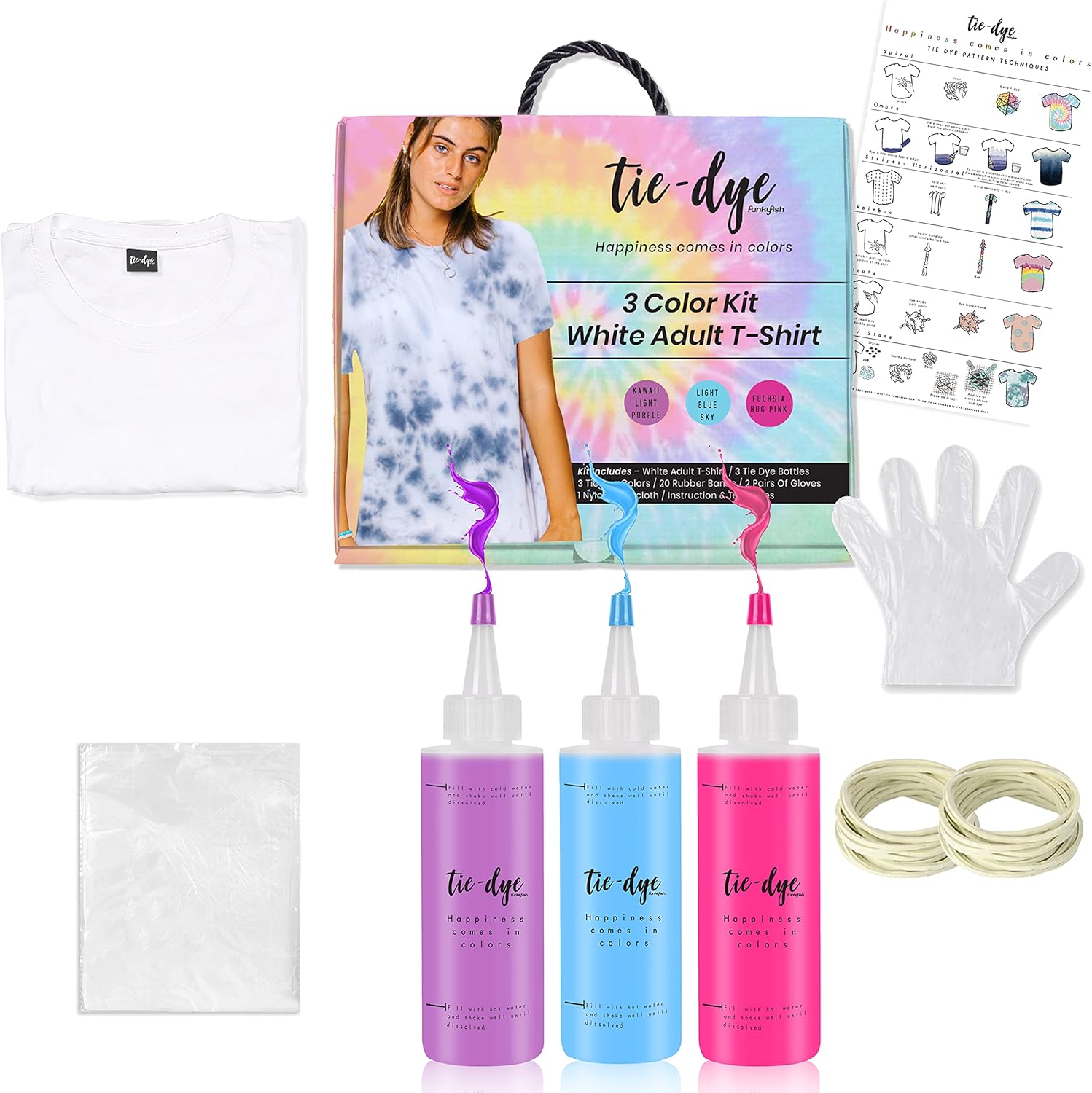 Achetez DIY Tie Dye T-Shirt Kit avec Couleurs chez Ubuy Burundi