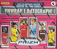 Vista 1 de 2021-22 Panini Prizm Premier League Soccer Hobby Box (12 Packs12 Cards 1 Auto)