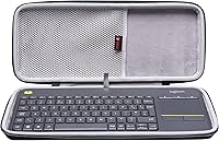 Vista 1 de XANAD Funda rígida para Logitech K400 Plus/Logitech POP Keys/Logitech MX Mecánico Mini Teclado Táctil Inalámbrico Teclado Touchpad