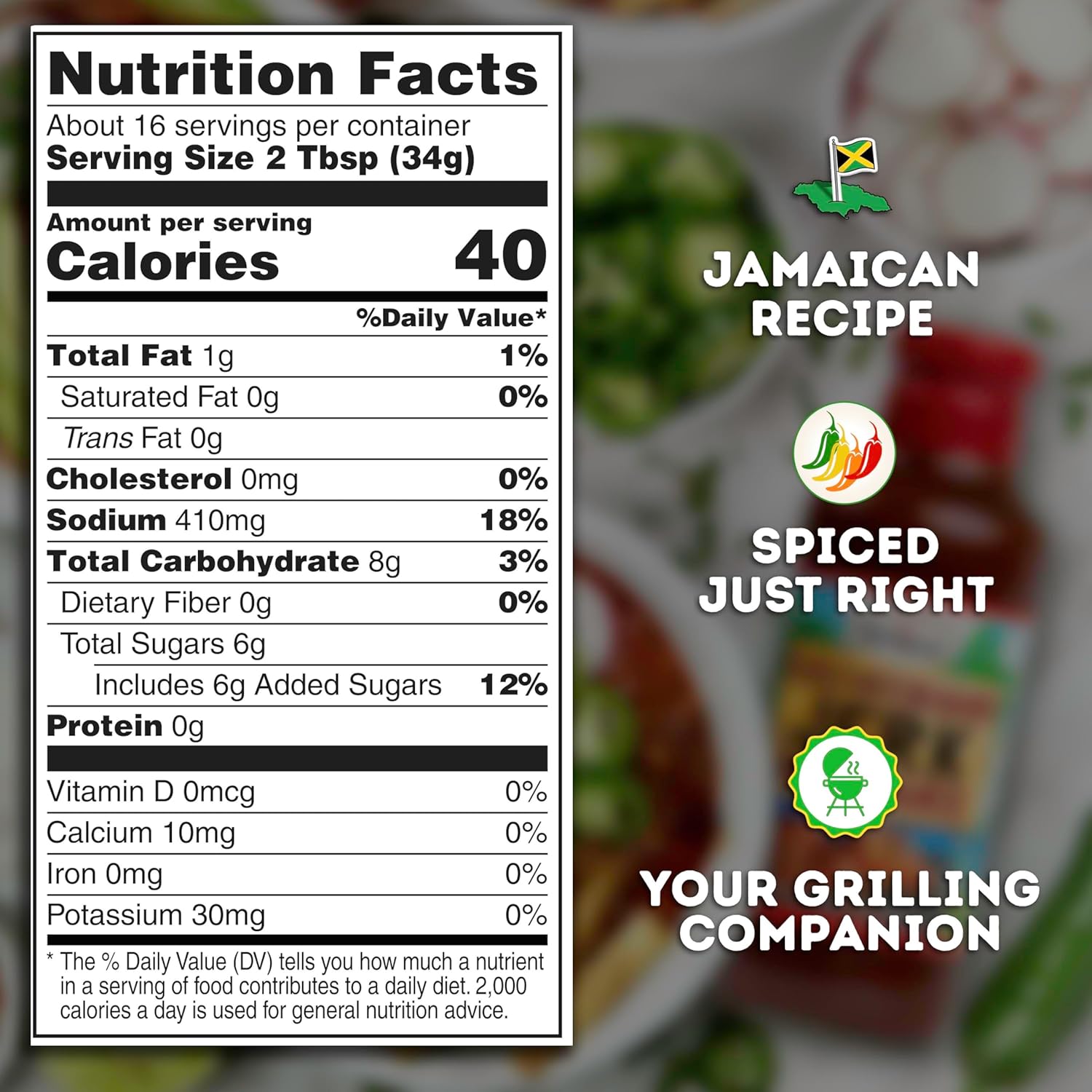 Grace Jamaican Style Jerk BBQ 16oz - 2 Pack Jamaican Jerk Seasoning, Marinade & Dipping Sauce - Best Hot Barbecue Sauce - - Image 2