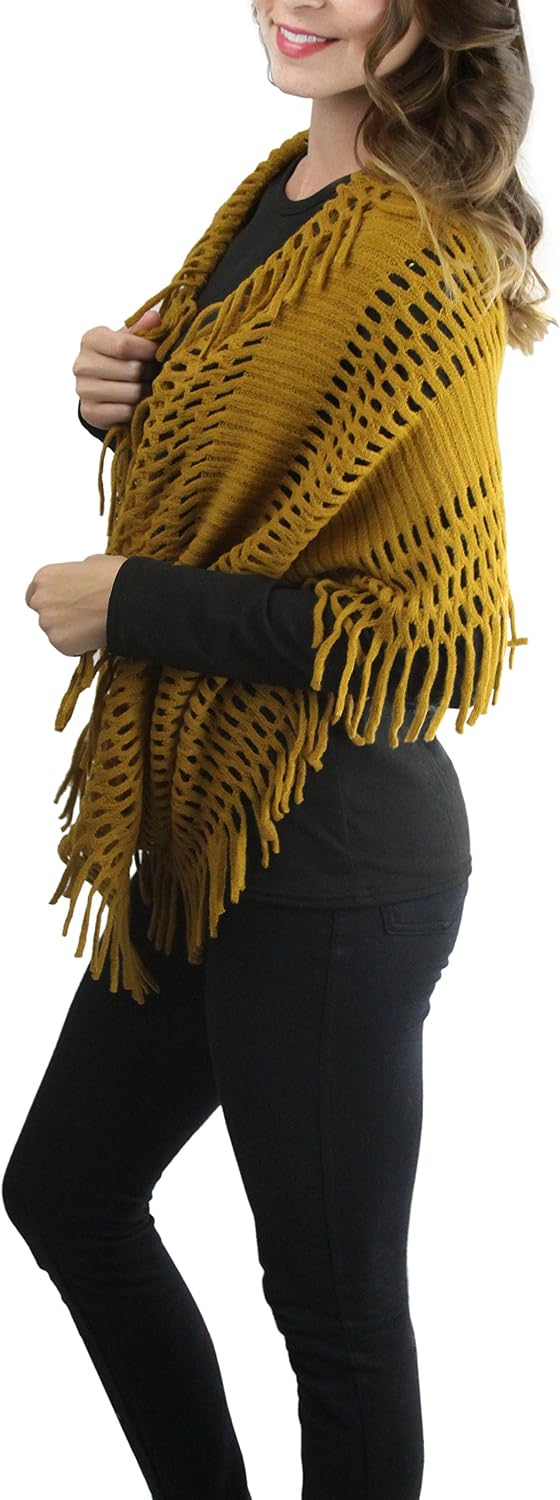 ToBeInStyle Women's Winter Super Warm Chunky Oversized Cozy Knit Scarves