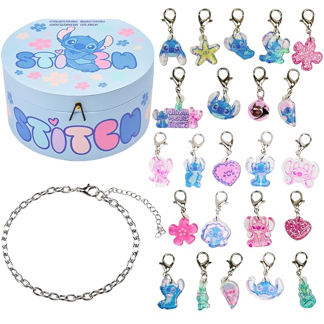 Get Trend Disney Stitch Calendario Adviento 2026 para Niñas Adolescentes