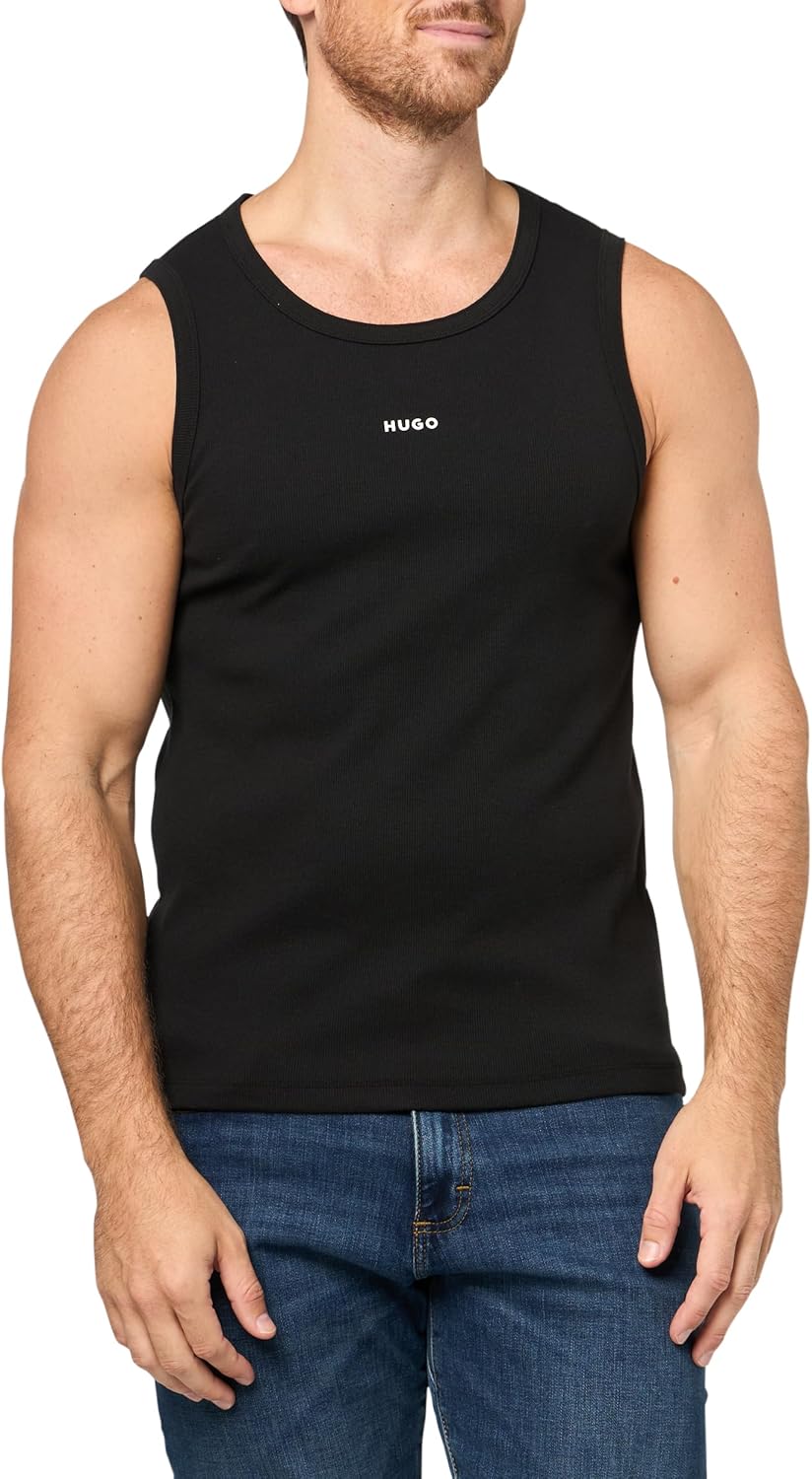 Hugo Men's Small Tonal Logo Muscle Tank