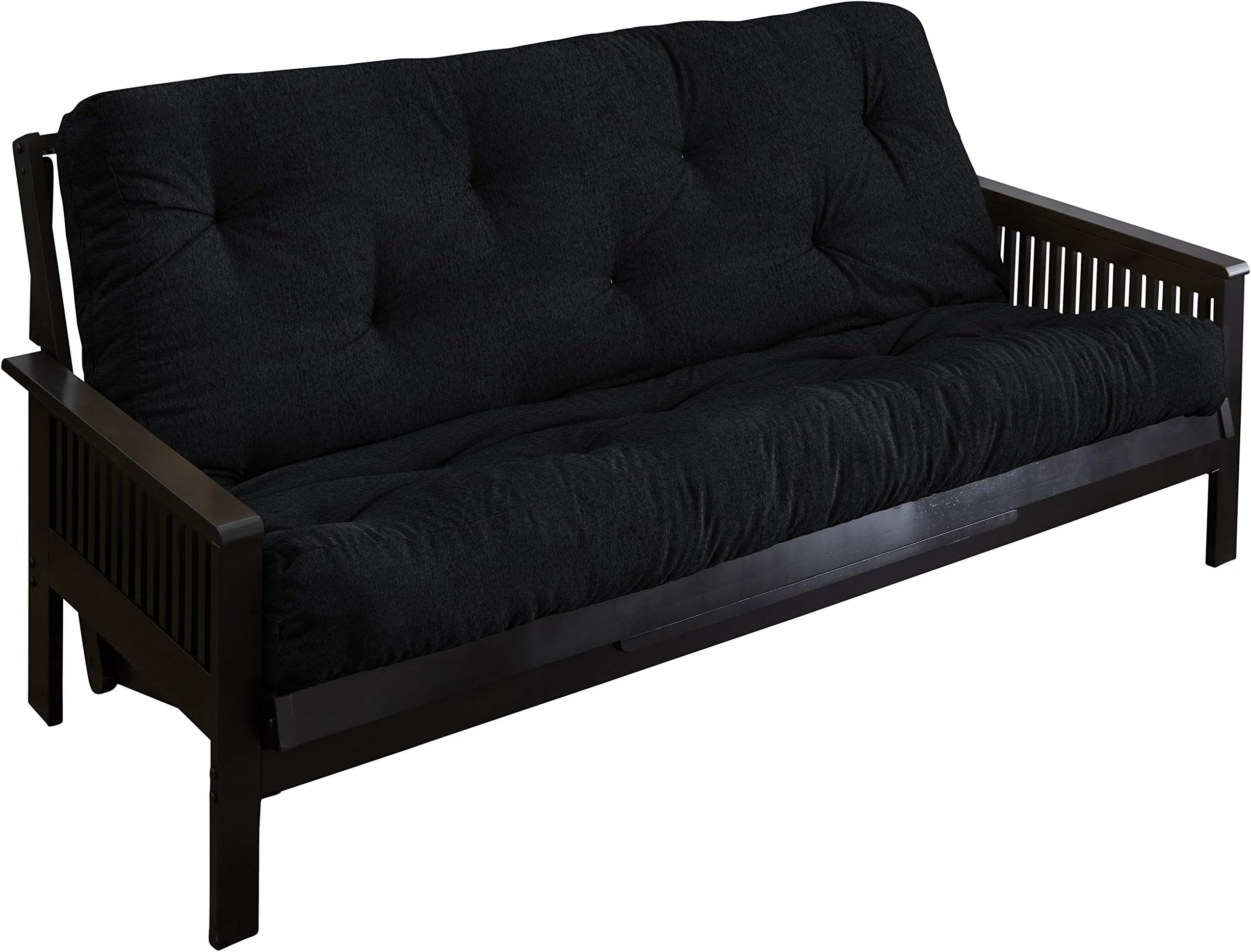 Mozaic Futon Mattress, Full, Black