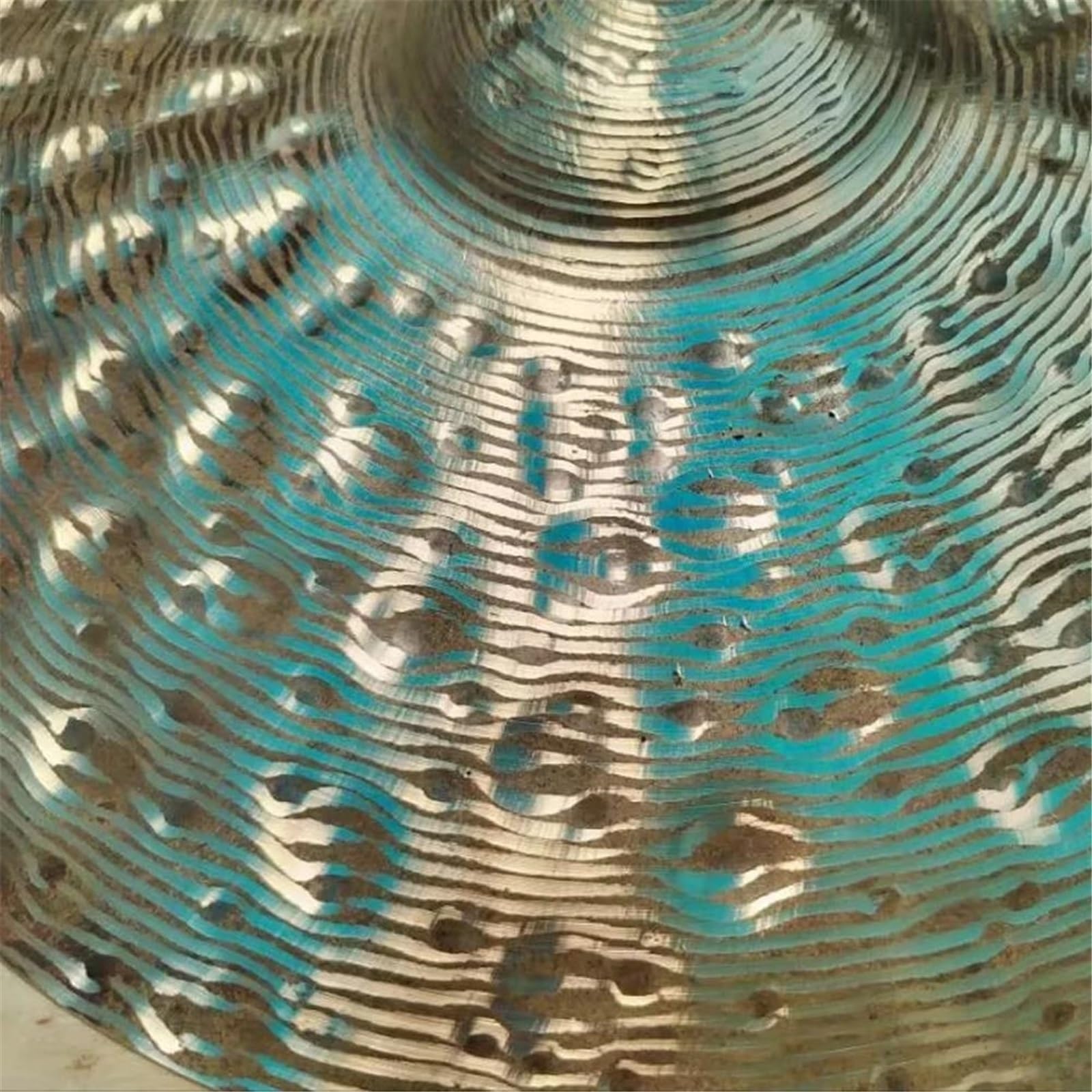 Cymbales pour débutants Cymbale Hi-Hat De 15 Pouces Instrument De Percussion Fait À La Main