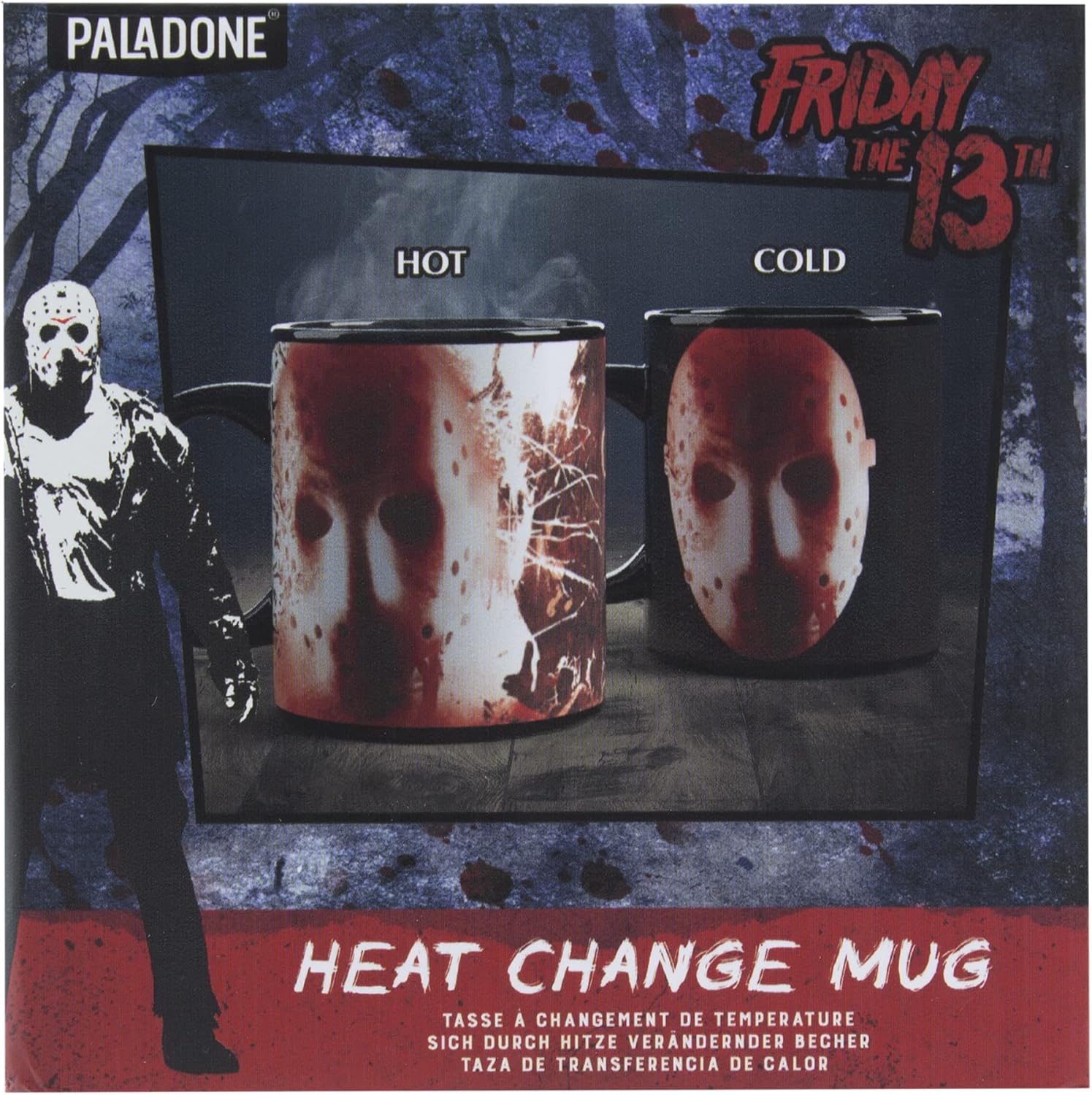 Paladone Friday The 13th Heat Change Mug, Officially Licensed Merchandise, 500 ml