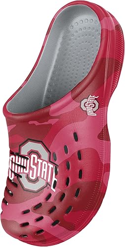 Miniatura 391 de FOCO - Sandalias de agua de jardín con logotipo de equipo de la NFL, para hombre Camuflaje tonal,logotipo grande de bloque