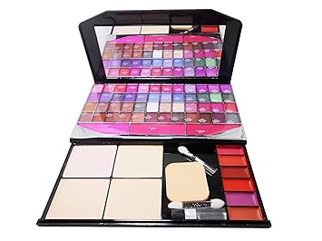 MARS 48 Color EyseShadow, 3 Blusher, 4 Compact, 6 LipColor, 1 Mirror and 1 Puff Fashion Colour Make-Up Kit