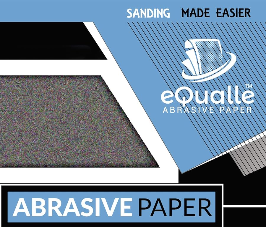 80 Grit Sandpaper Sheets, 9 x 11 in Silicon Carbide Abrasive Paper, Pack of 10 for Coarse Paint Prep, Wood Shaping, Metal Scuffing, Drywall Repair, Furniture, Cabinets, Automotive Wet Dry - image 9