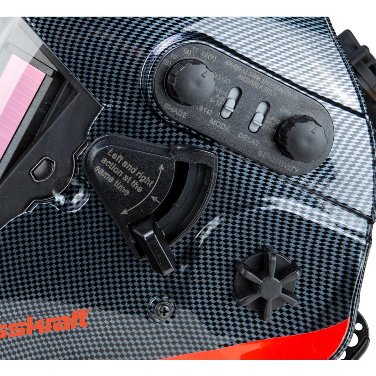 SCHWEISSKRAFT Automatik-Schweißschutzhelm VarioProtect XXL-W F-TC Schutzhelm Schweißen Schleifen großes Sichtfeld