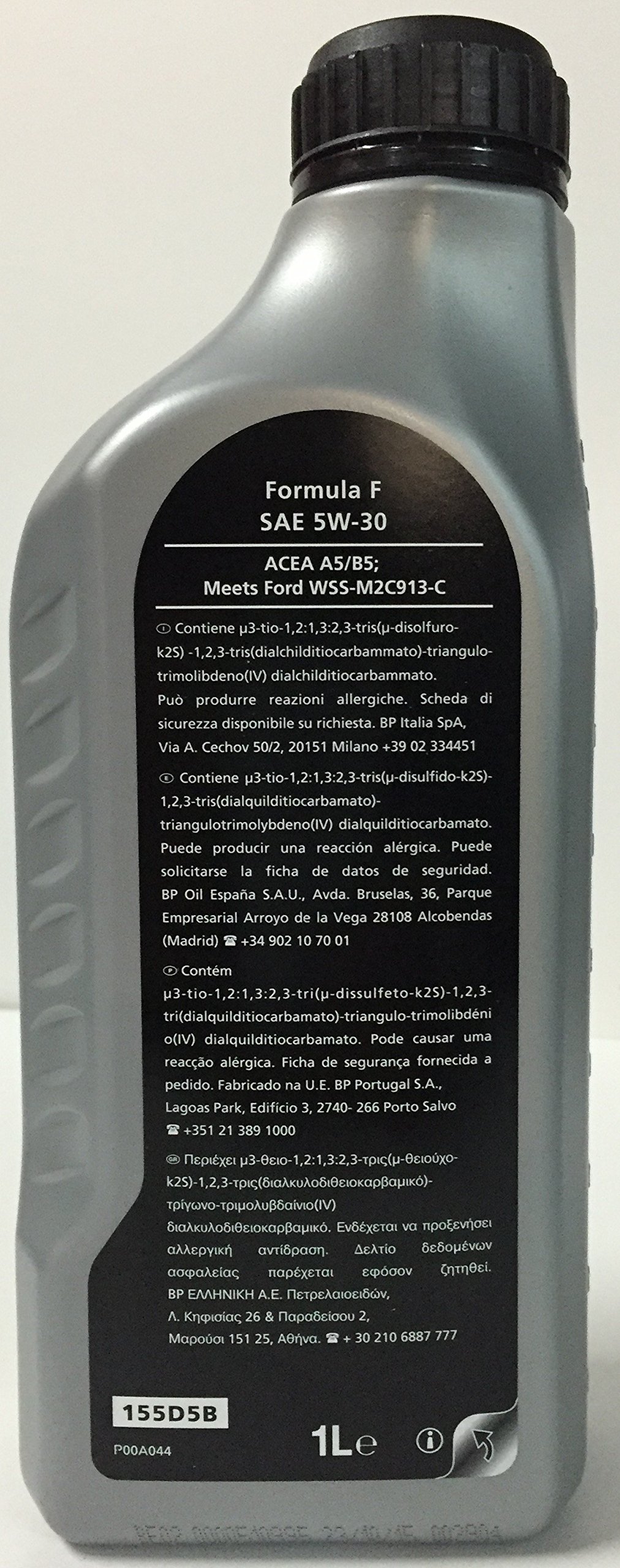 2 L + 5 L = 7 Liter Ford Formula F 5W-30 Motoröl
