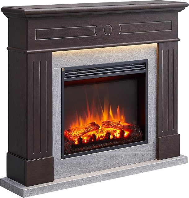 Everleigh Electric Fireplace Suite Multiple Colour Options Avaliable (ESPRESSO OAK)