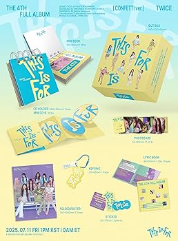 Amazon.co.jp: TWICE 4th Album THIS IS FOR (CONFETTI ver