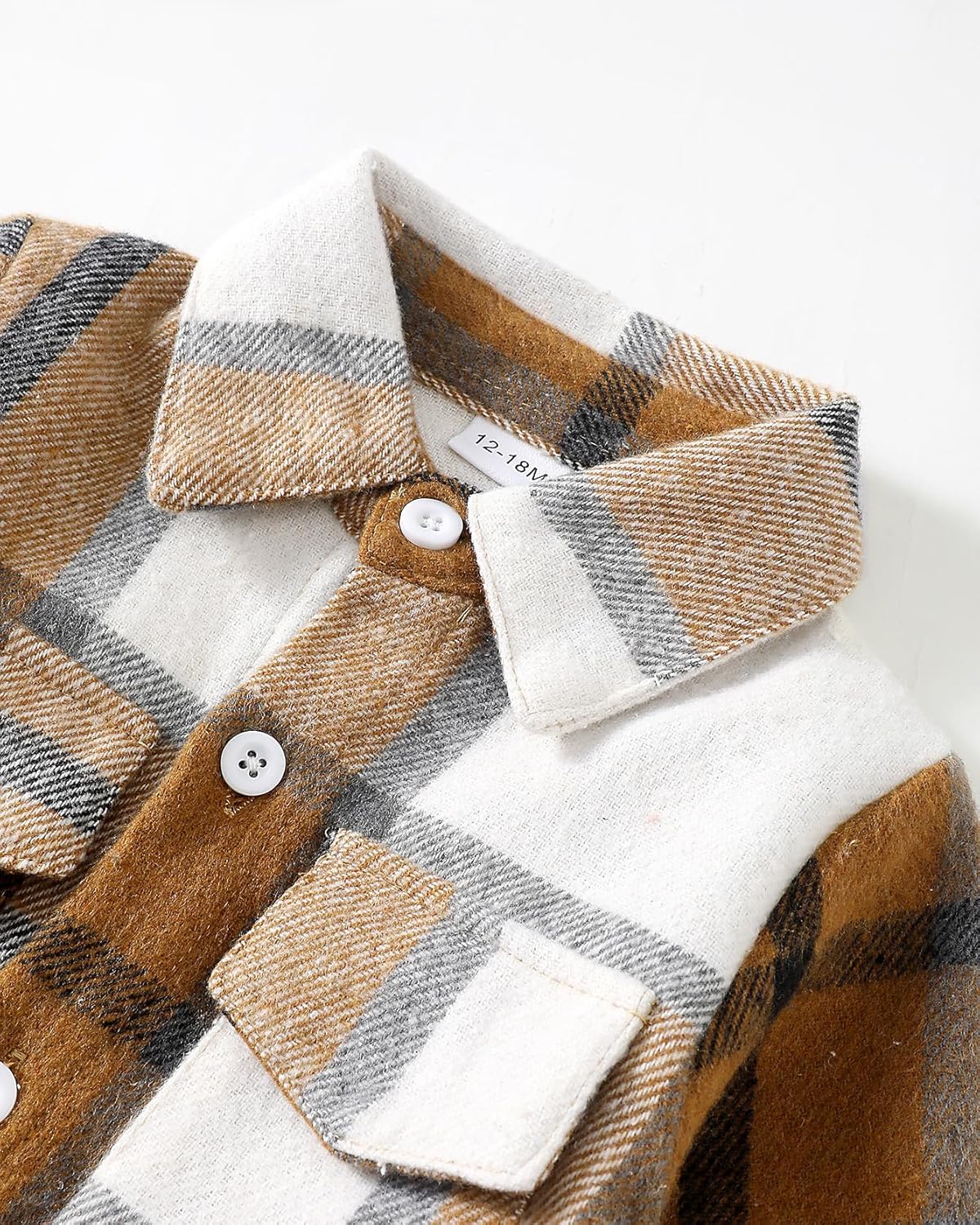 Renotemy Toddler Baby Boy Clothes Outfits Baby Boy Plaid Sweatsuit Jeans Denim Fall Winter Pants Set Toddler Clothes For Boys - Image 5