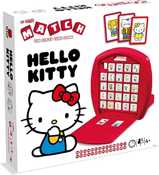 Board Game - WINNING MOVES - Match Hello Kitty - Set 5 identical dice to win