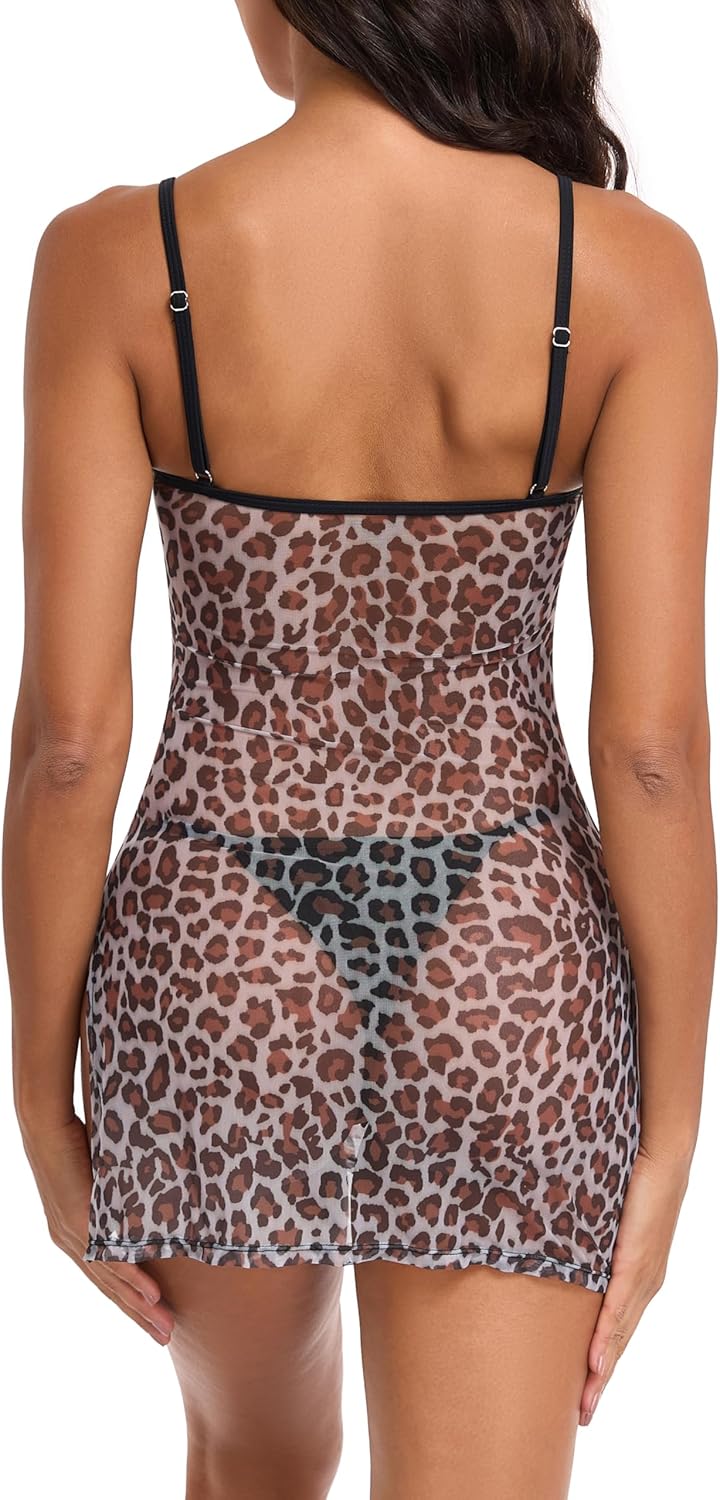 SHERRYLO Sheer Sexy Dresses for Women Sundress Summer Dress Casual See Through Bikini Swimsuit Exotic Coverup Beach Coverups