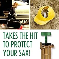 Vista 2 de El enchufe flexible de extremo para saxofón alto GapCap cabe en tu saxofón, se expande para adaptarse a tu estuche, ventilar el aire para secar