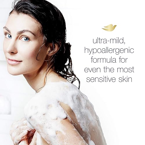 Miniatura 3 de Dove Gel de baño instantáneo espumoso, 4 unidades para una piel más suave y sensible que elimina eficazmente las bacterias mientras nutre tu piel,