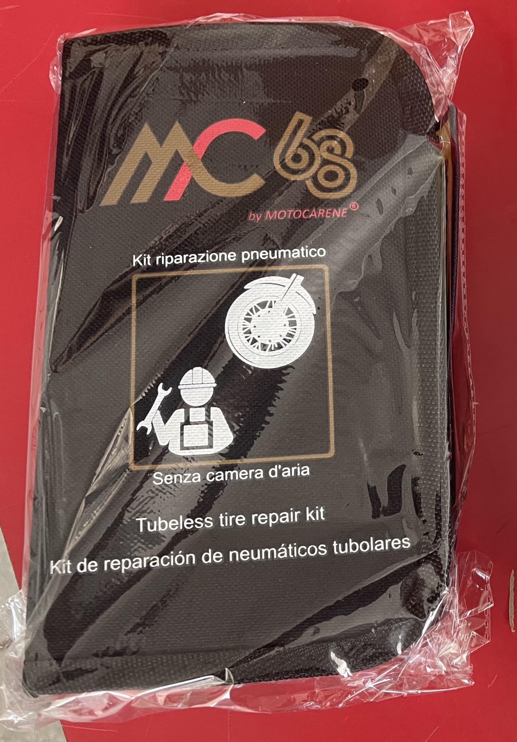 Kit de Reparación de Neumáticos para Moto con 3 Bombonas de CO2 - Completo y Compacto, Ideal para Emergencias y Reparaciones Rápidas en el Camino (Pro 6 CO2)