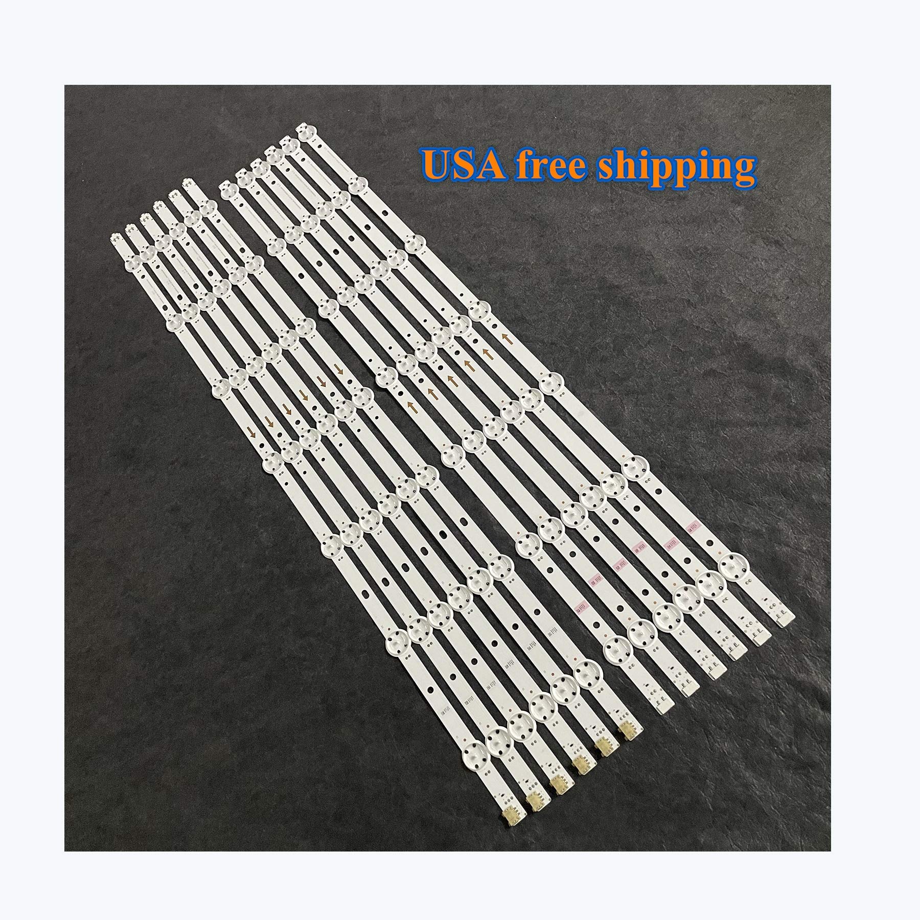 Amazon.com: 12pcs x 65 inch LED Backlight Strips for Vizio SVG650A28 REV05  E65U-D3 7LEDs : Electronics