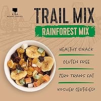 Vista 3 de Natural Cravings Trail Mix - Paquetes de aperitivos – Bolsas individuales de 3.5 onzas – Mezcla de frutas secas Rainforest y mezcla de frutos secos
