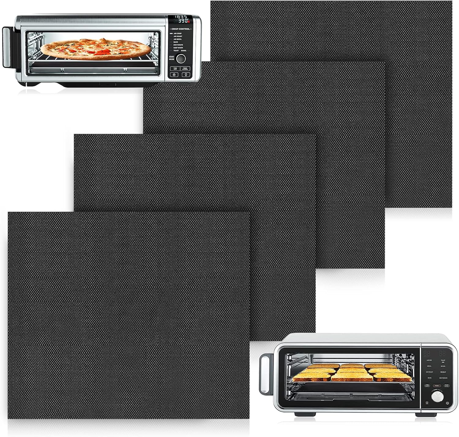 Palksky Air Fryer Oven Liners 4 PCS Compatible with Ninja